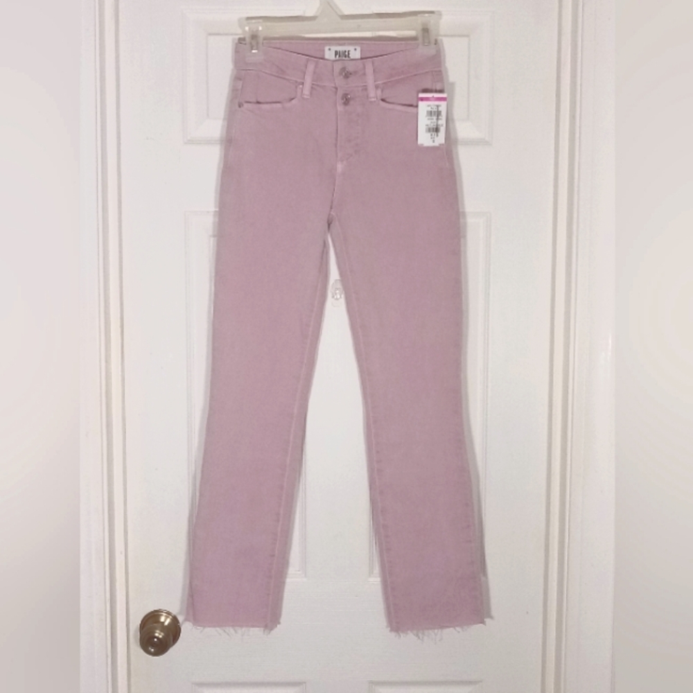 PAIGE Cindy high rise straight ankle jeans Size 23